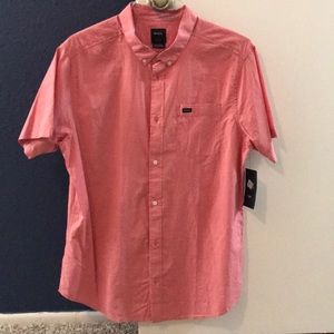 NWT size L RVCA button down